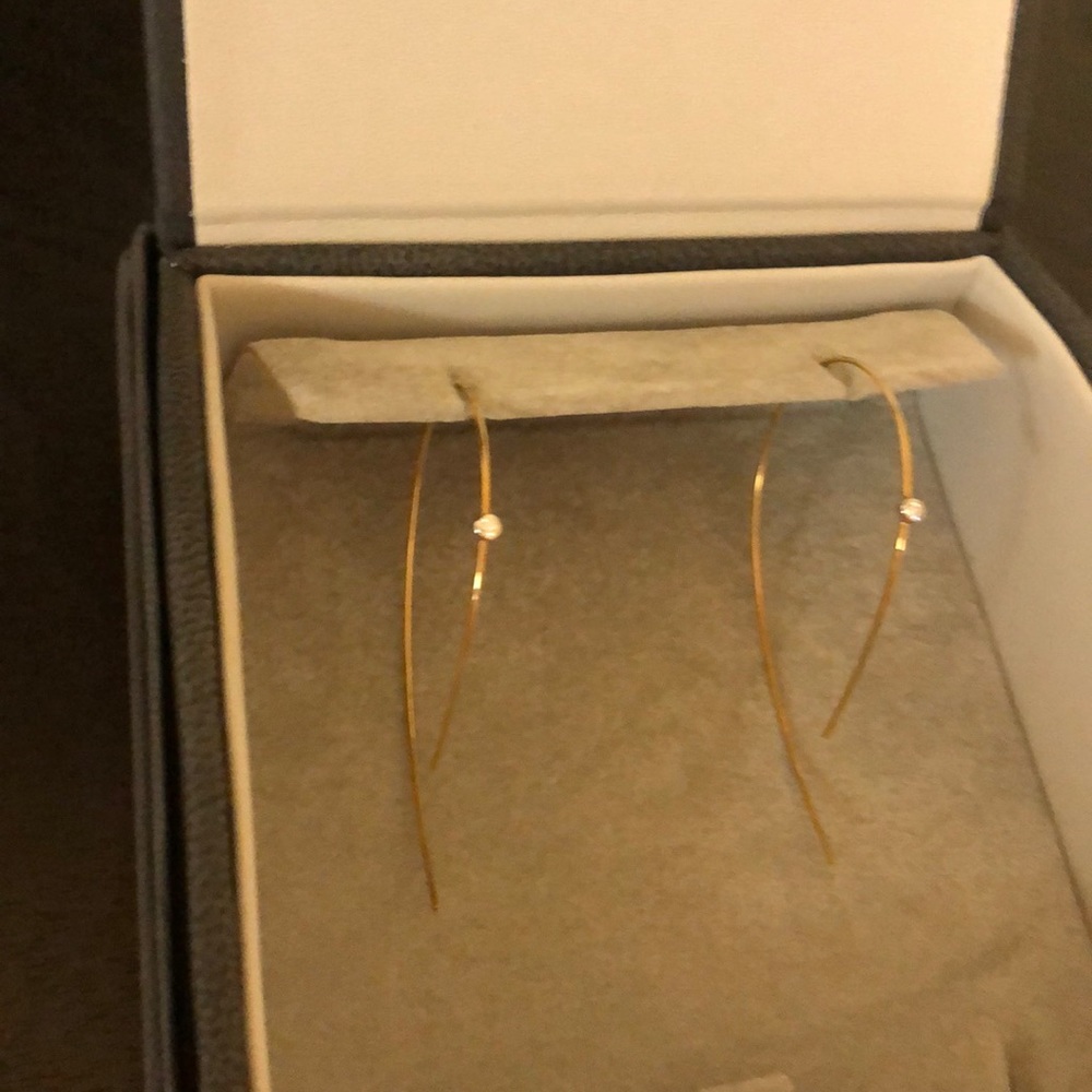 LANA 24k gold and diamond hoops NEIMAN MARCUS